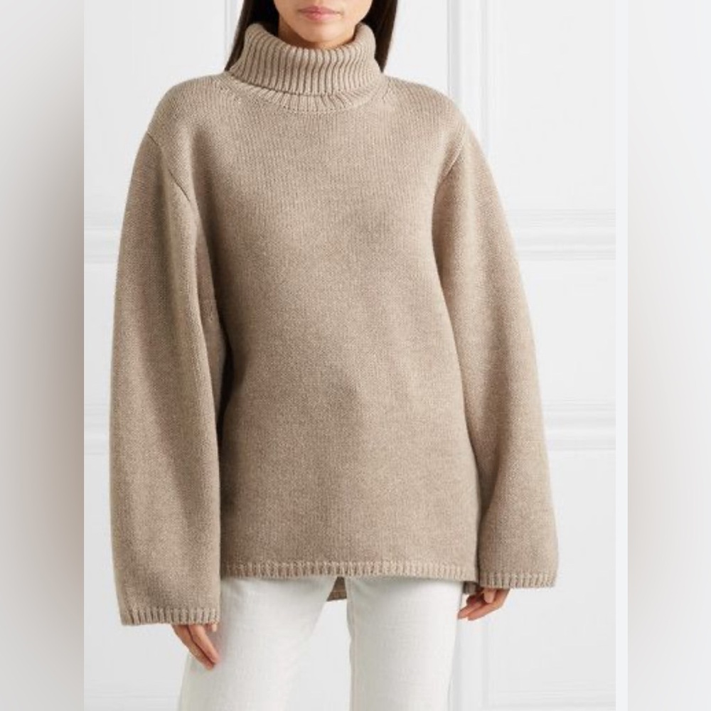 Toteme Turtleneck Wool Sweater